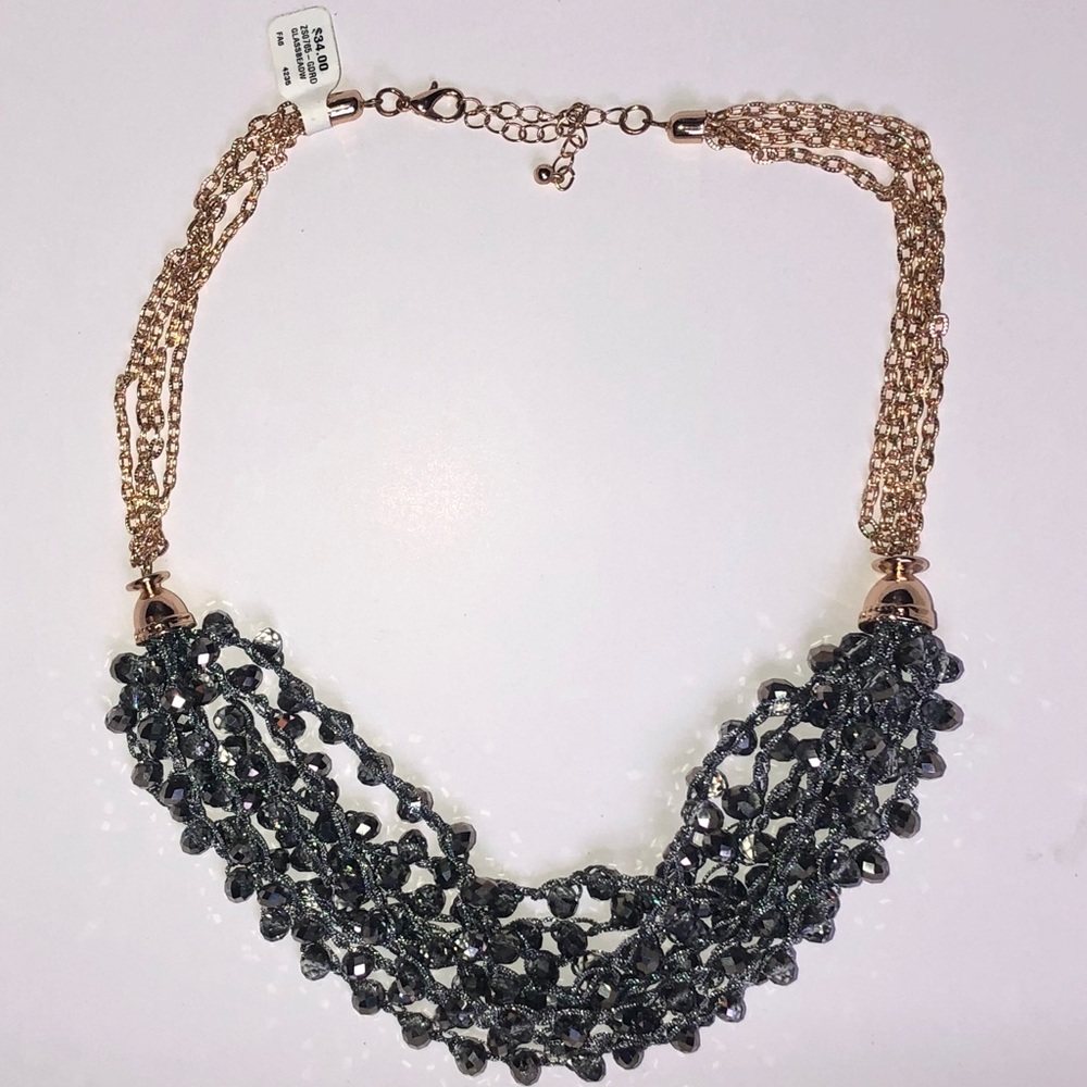 💦Francesca’s Chunky Grey Necklace